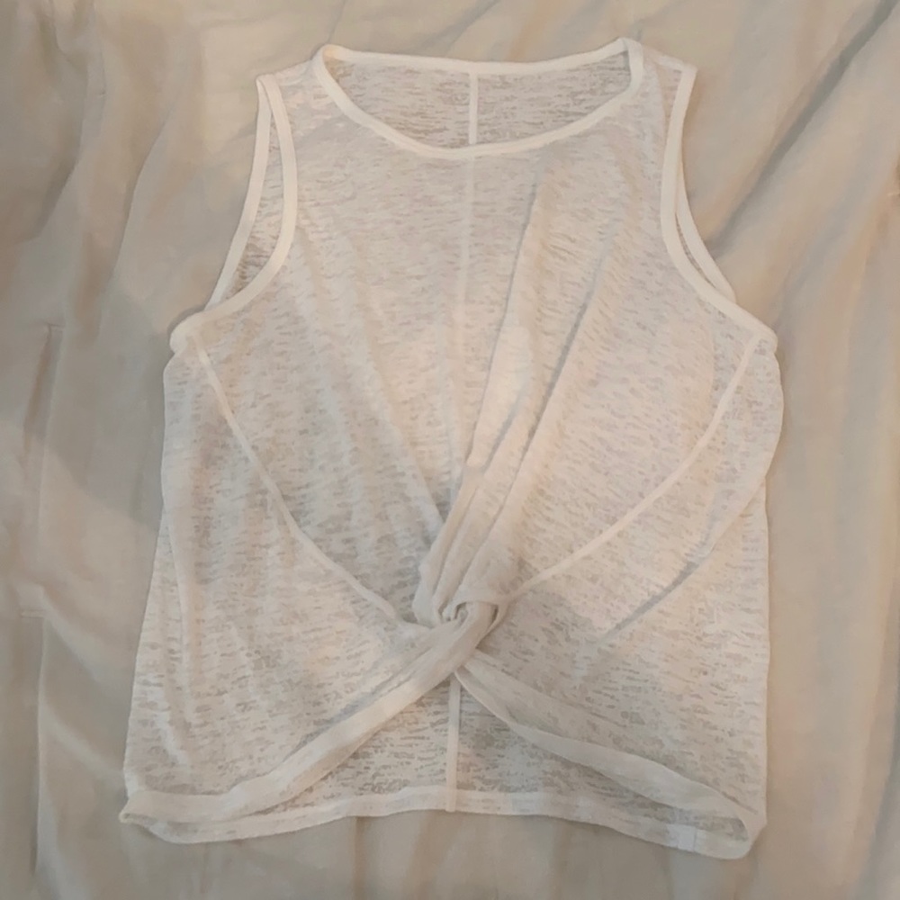 LULULEMON WHITE TANK